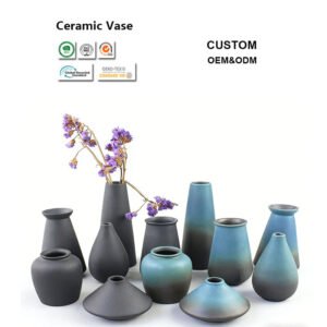 Products - COMAIN CERAMIC 44 Blumenvase aus rustikalem Steingut – Robuster, handgefertigter Keramiktopf für Haus und Garten