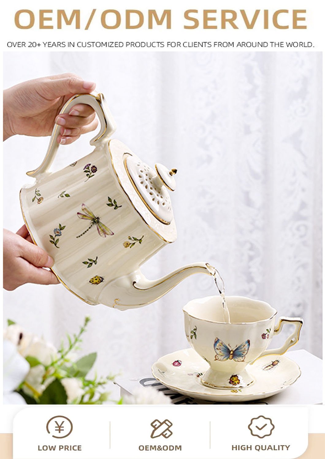 Ceramic Teapot With Handle